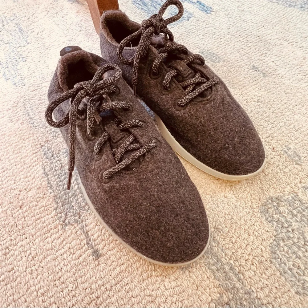 ALLBIRDS MERINO WOOL RUNNERS SNEAKERS CHARCOAL GRAY SIZE 8